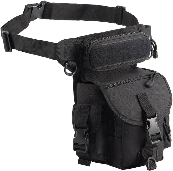 Robuste taktische Beintasche für Herren – Wasserabweisendes Multi-Taschen-Design