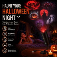 HD Halloween Projector – 6 Spooky Scenes for Instant Ambiance 3