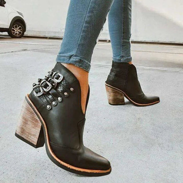 Damen Stiefeletten mit Absatz - Clara
