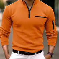 Luxuriöser Herrenpullover mit Reißverschluss - Davy