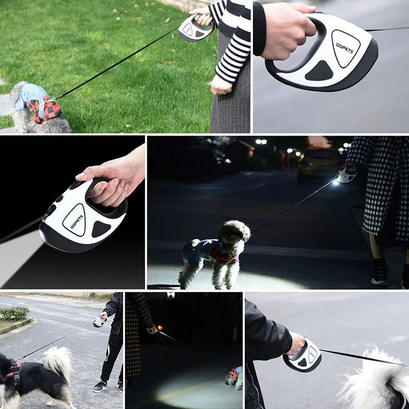 Intrekbare Hondenriem met LED-verlichting - SafePaw