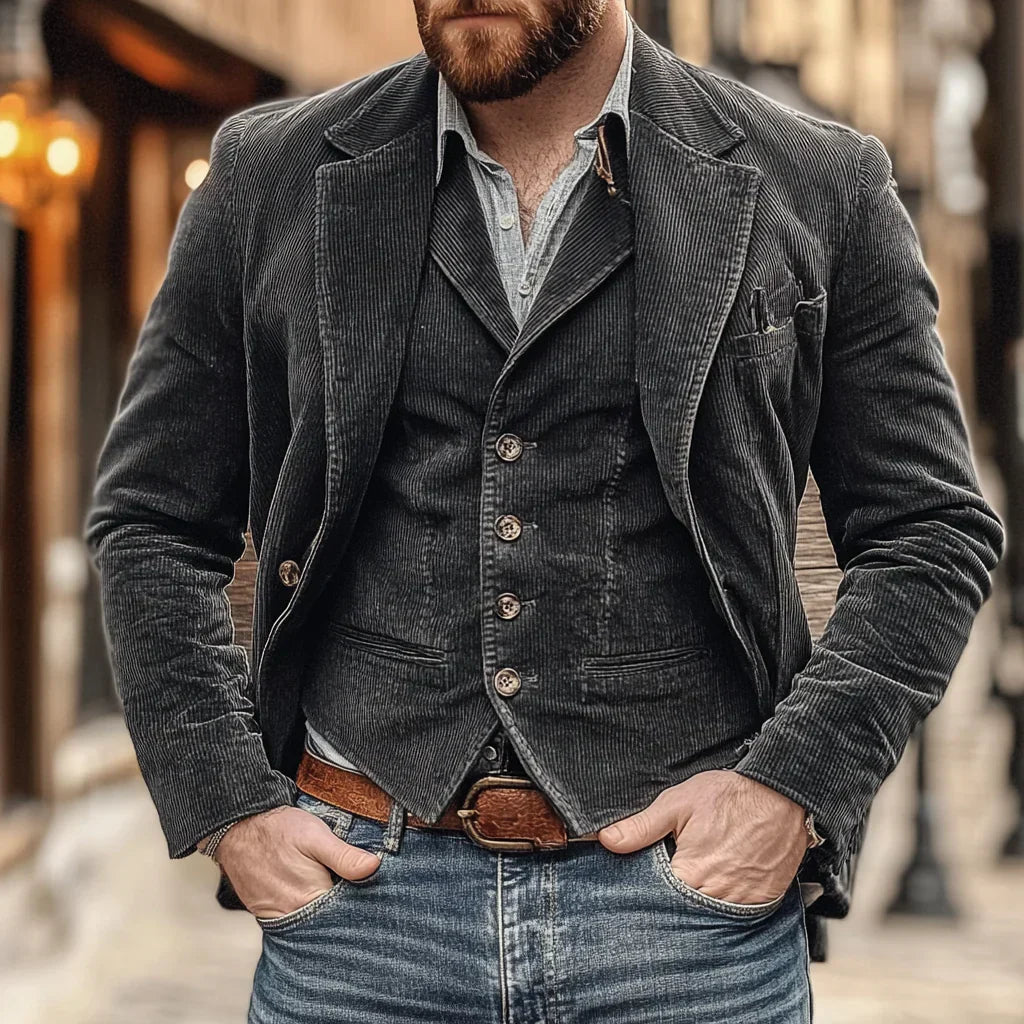 Herenset van Jasje en Gilet – Victor