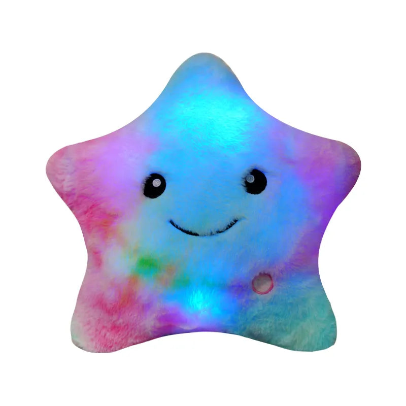 LED-beleuchtetes Stern-Kuschelkissen für Kinder - StarGlow