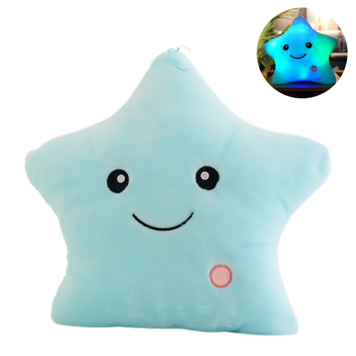 LED-beleuchtetes Stern-Kuschelkissen für Kinder - StarGlow