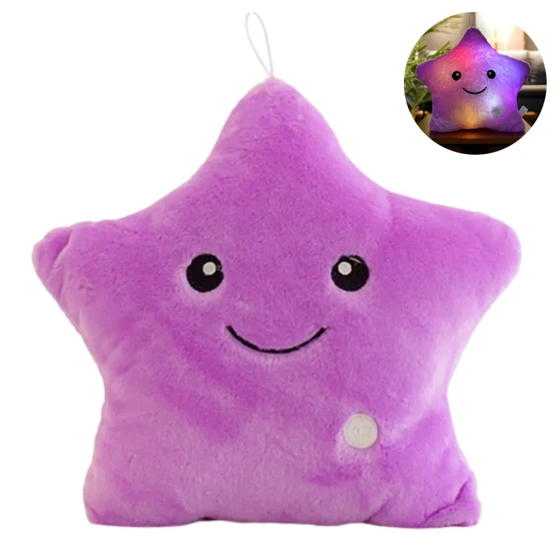 LED-beleuchtetes Stern-Kuschelkissen für Kinder - StarGlow