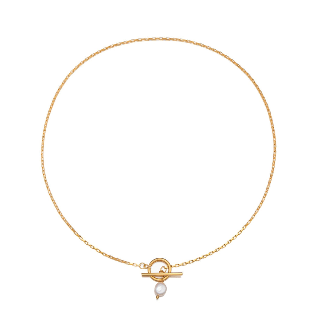 Pearl Necklace with Clasp - Lucía