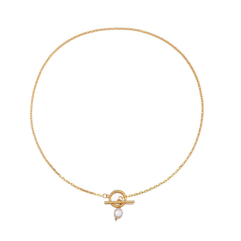 Pearl Necklace with Clasp - Lucía