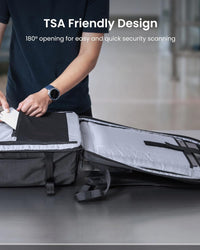 38L TSA-vriendelijk Handbagage Reisrugzak met Laptop Vak