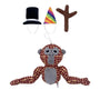 Buntes Gorilla Kuscheltier - FunkyGorilla