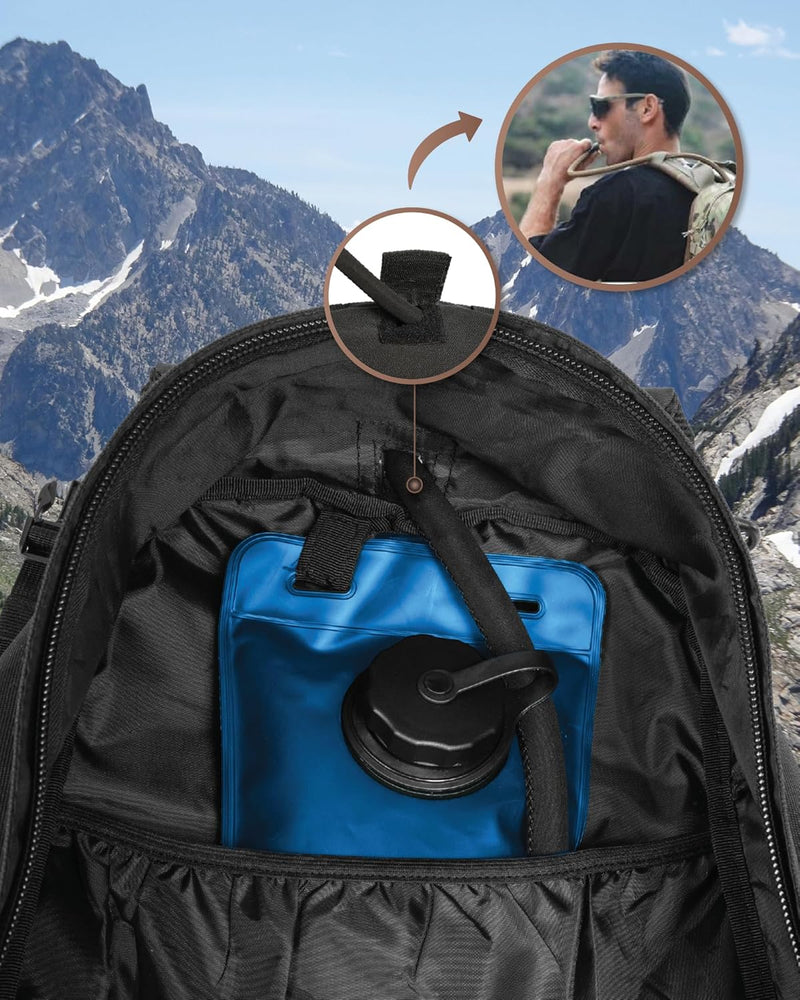 35L Outdoor-Taktischer Rucksack mit Molle-System und Laptopfach