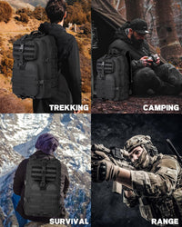 35L Outdoor-Taktischer Rucksack mit Molle-System und Laptopfach