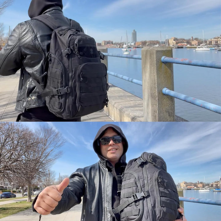 35L Outdoor-Taktischer Rucksack mit Molle-System und Laptopfach