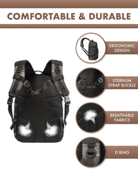 35L Outdoor-Taktischer Rucksack mit Molle-System und Laptopfach