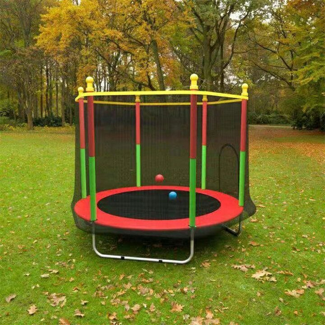Kindertrampolin mit Sicherheitsnetz – Jumpie KidsTramp