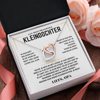Heart Necklace For Granddaughter From Grandpa