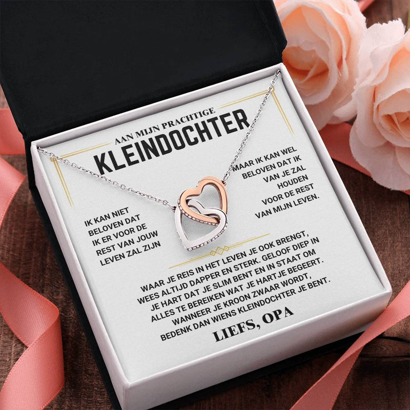 Heart Necklace For Granddaughter From Grandpa