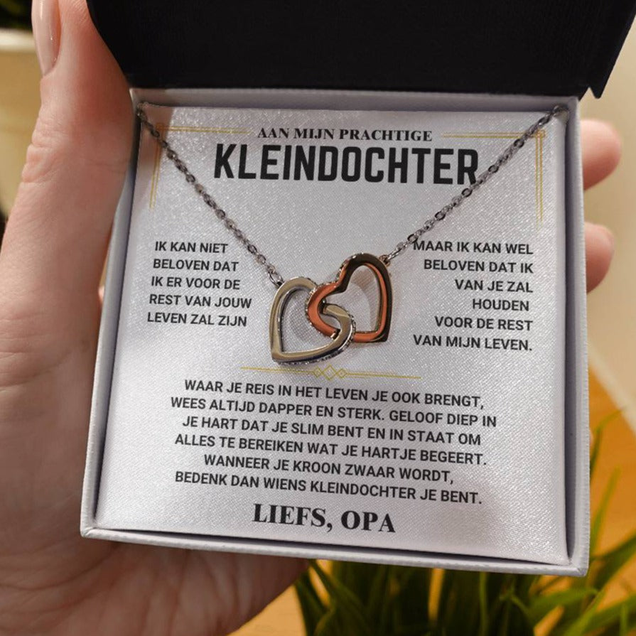 Heart Necklace For Granddaughter From Grandpa