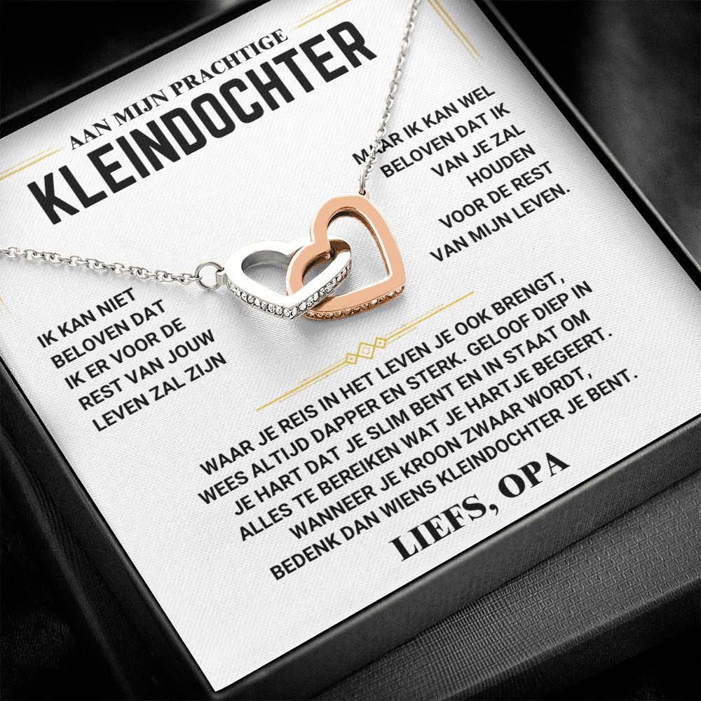Heart Necklace For Granddaughter From Grandpa