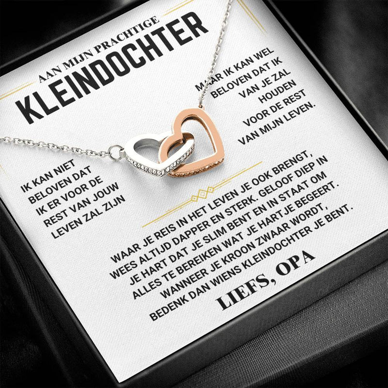 Heart Necklace For Granddaughter From Grandpa
