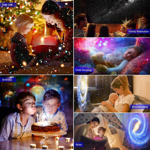 13-in-1 Galaxy Night Lamp & Projector – Orion