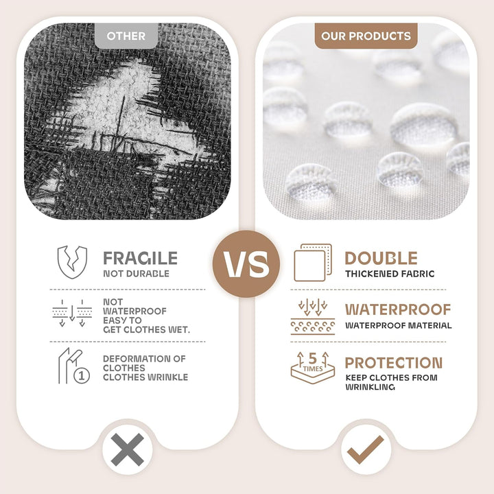 Heavy-Duty Reis Kledingzak met Helder Venster & Accessoires Vakken