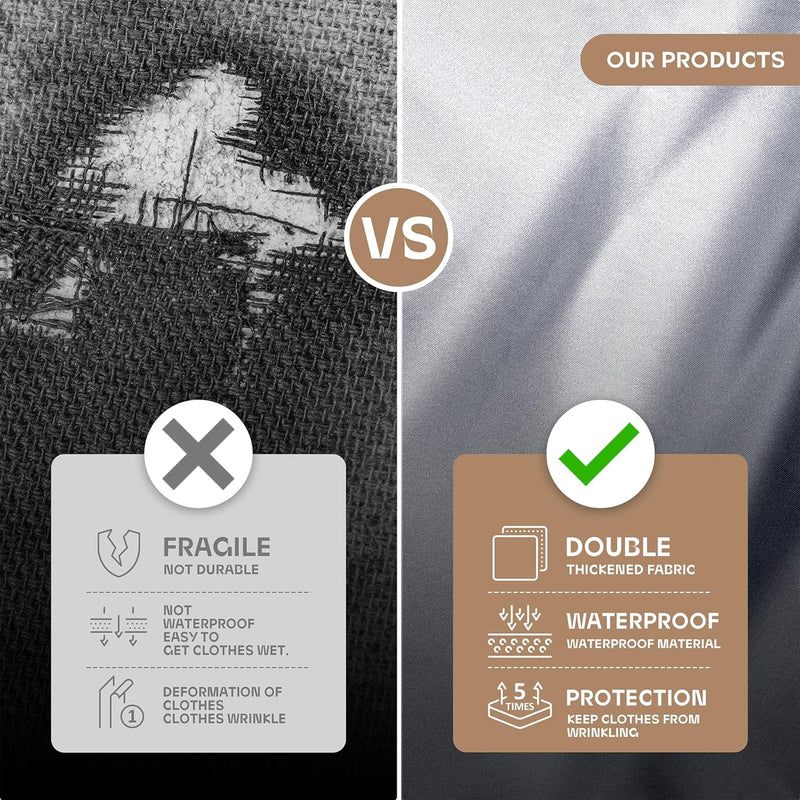 Heavy-Duty Reis Kledingzak met Helder Venster & Accessoires Vakken