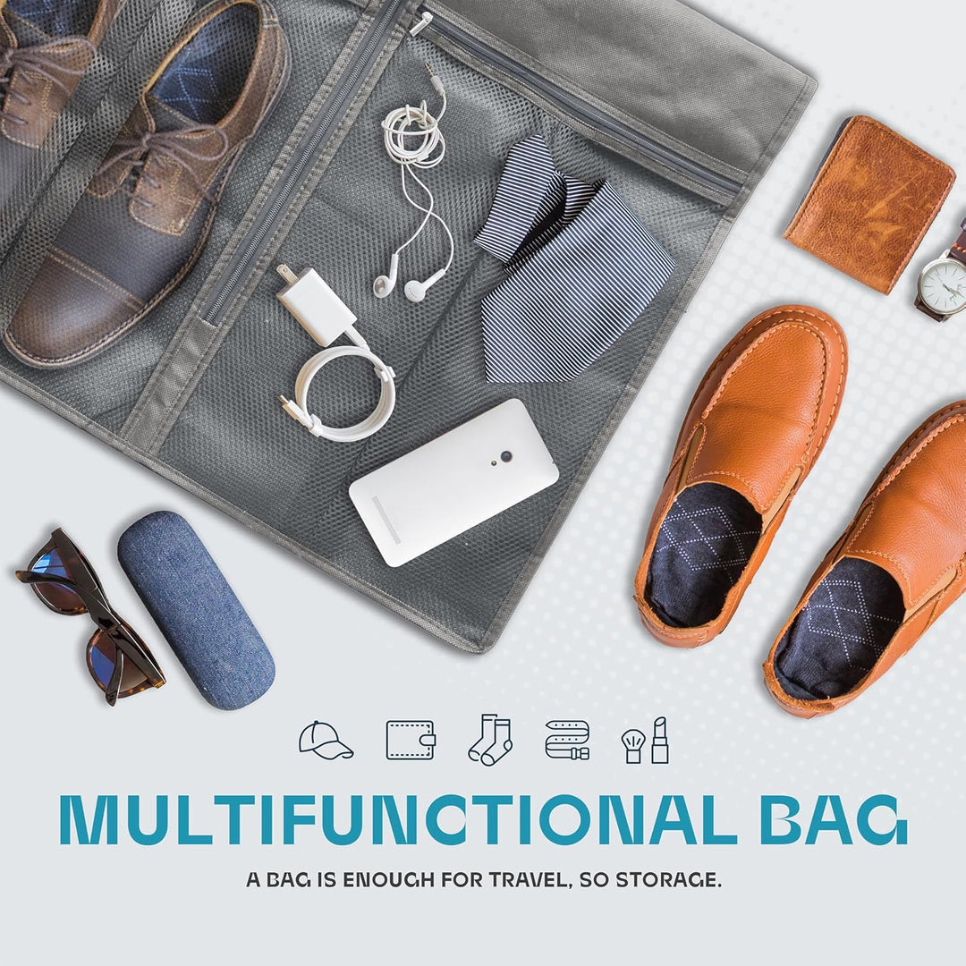 Heavy-Duty Reis Kledingzak met Helder Venster & Accessoires Vakken