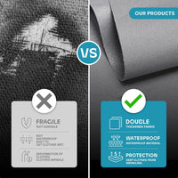 Heavy-Duty Reis Kledingzak met Helder Venster & Accessoires Vakken