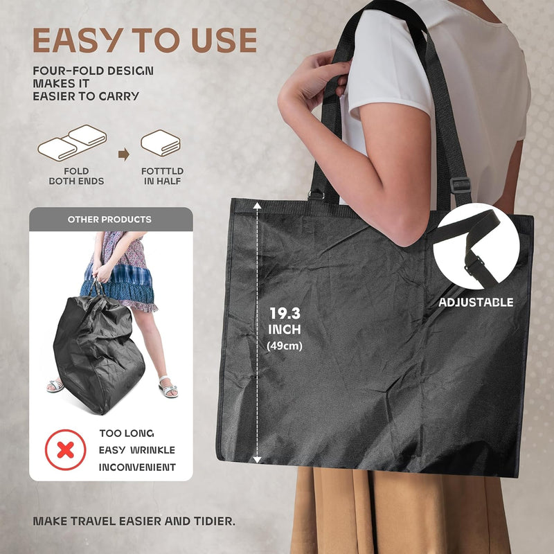 Heavy-Duty Reis Kledingzak met Helder Venster & Accessoires Vakken