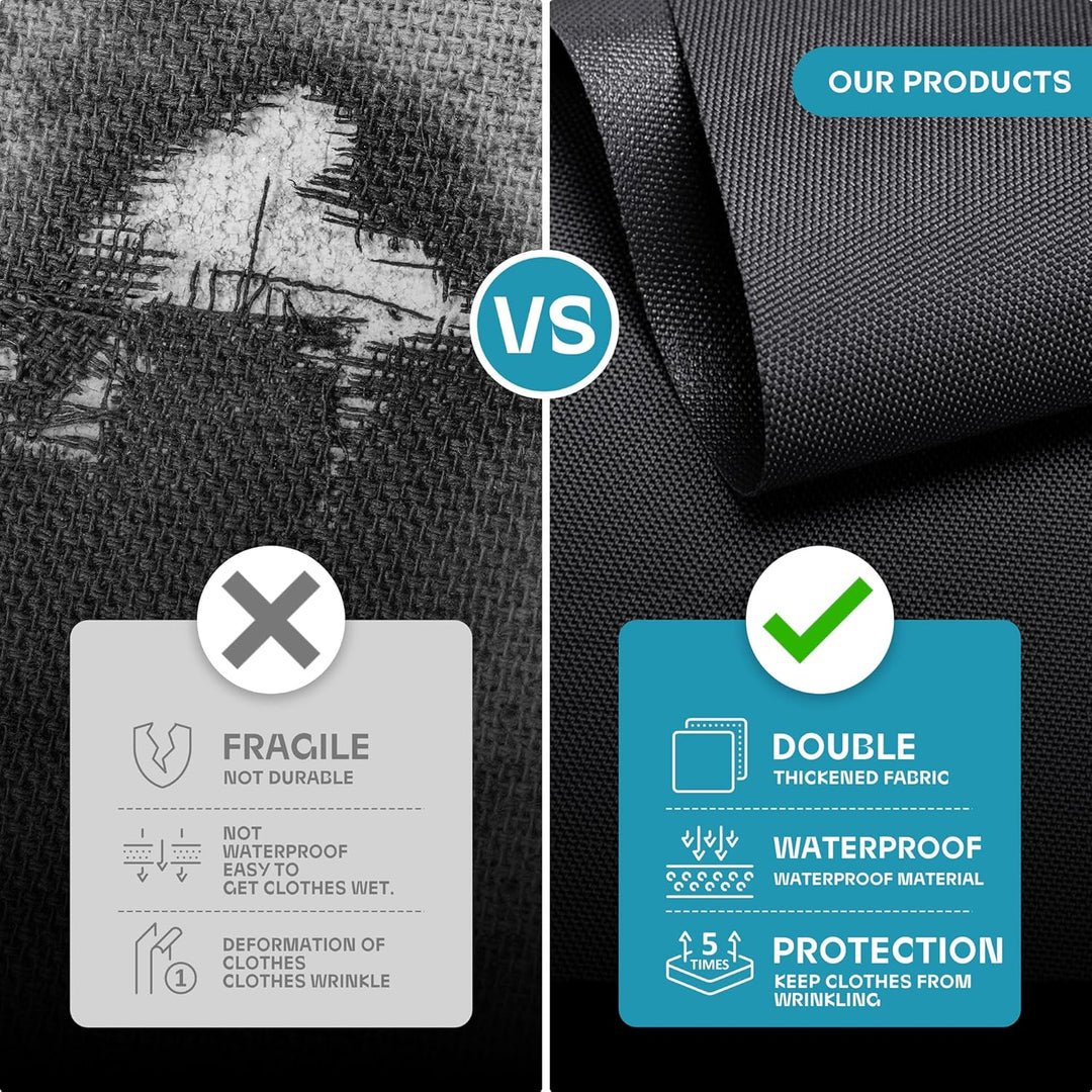 Heavy-Duty Reis Kledingzak met Helder Venster & Accessoires Vakken