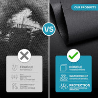 Heavy-Duty Reis Kledingzak met Helder Venster & Accessoires Vakken