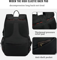 60L Waterdichte Laptoprugzak met USB Poort & Schoenvak