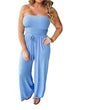 Off-Shoulder Sommerjumpsuit mit Weiten Beinen – Camila