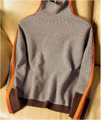 Damen Rollkragenpullover aus weichem Strick – Amira