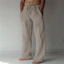 Weite Herren-Leinenhose mit weitem Schnitt für den Sommer - Elias