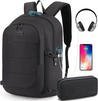 Extra Grote Anti-Diefstal Laptop- en Reisrugzak met USB-poort - 30–50L