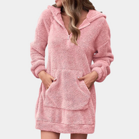 Weicher warmer Winterpullover mit Reißverschluss für Damen - Maëlle