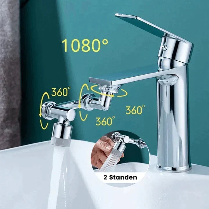 360° drehbarer Universal-Wasserhahn - FlexiFlow