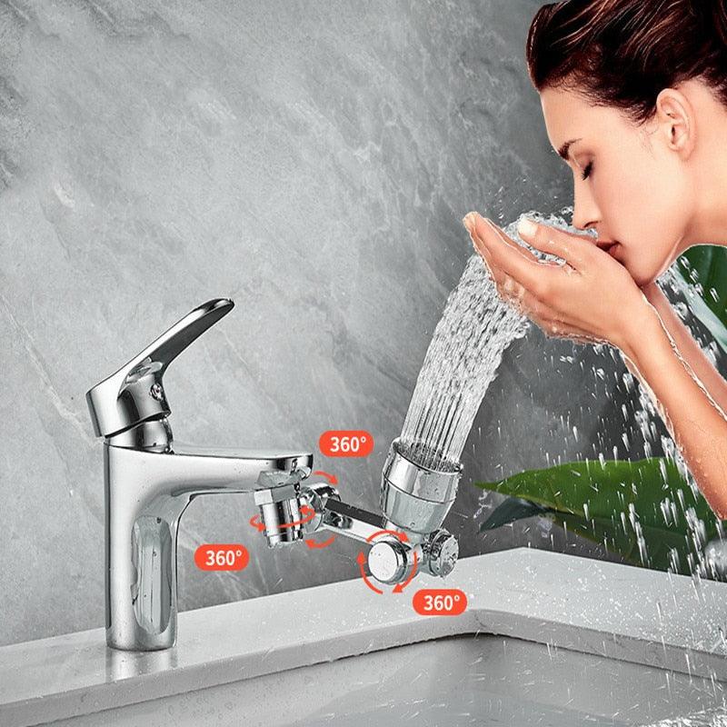 360° drehbarer Universal-Wasserhahn - FlexiFlow