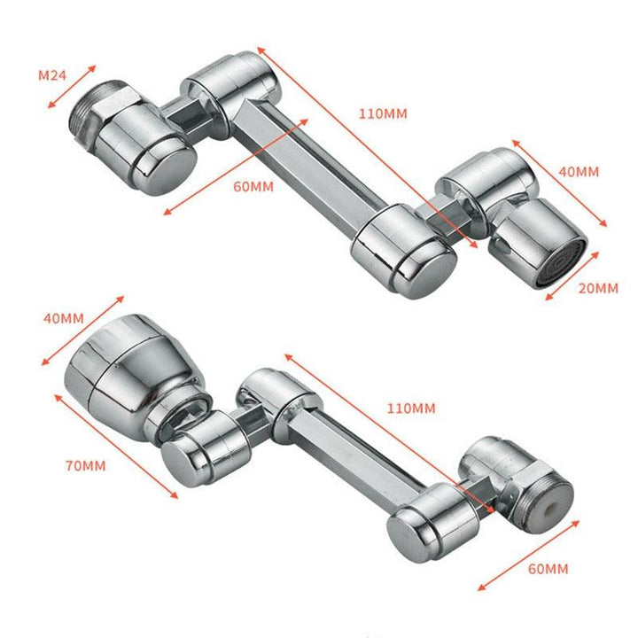 360° drehbarer Universal-Wasserhahn - FlexiFlow