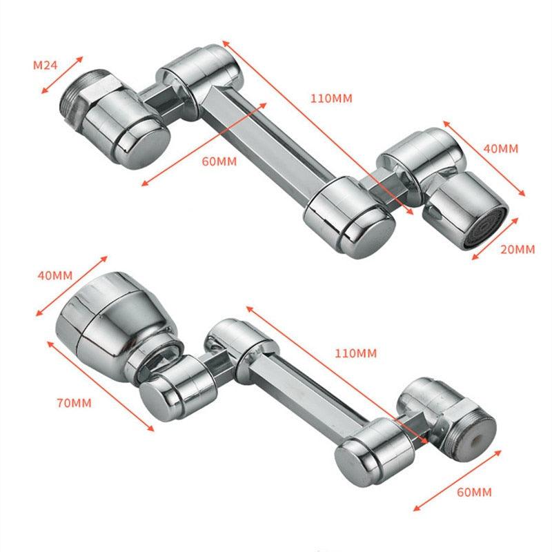 360° drehbarer Universal-Wasserhahn - FlexiFlow