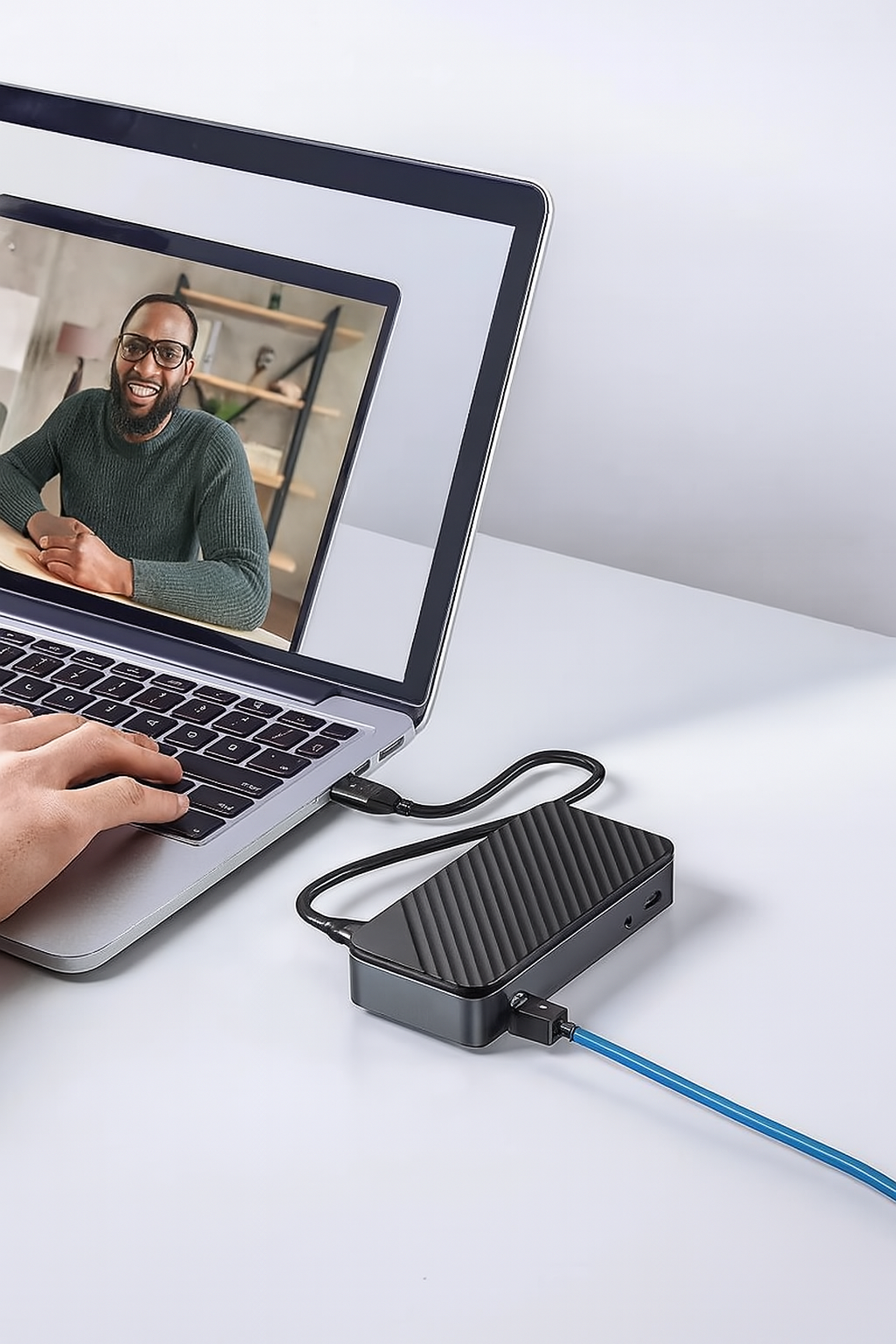 USB-C Docking Station with SSD Enclosure & Cooling Fan – 10-in-1 Pro Hub-State of Style