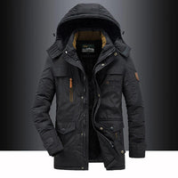 Herrenparka mit Fleece-Futter – Leventis