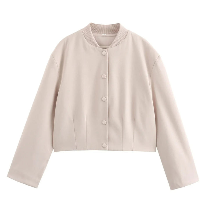 Lichte dames bomberjack voor de zomer – Casual chic met staande kraag
