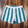 Gestreifte Herrenshorts mit elastischem Bund – Matteo