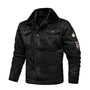 Luxuriöse übergroße Lederjacke mit Samtfutter - Victor