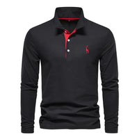 Klassisches Herren-Poloshirt mit langen Ärmeln - Felix