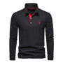 Klassisches Herren-Poloshirt mit langen Ärmeln - Felix