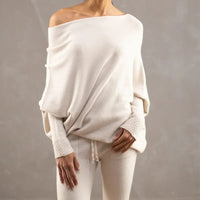 Trendiger Off-Shoulder Damenpullover - Livia