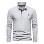 Klassisches Herren-Poloshirt mit langen Ärmeln - Felix